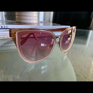 Rose gold sunglasses